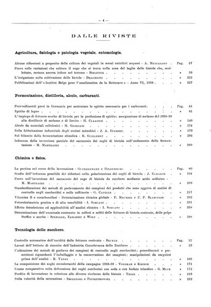 L'industria saccarifera italiana Bollettino mensile del Consorzio nazionale produttori zucchero e dell'Associazione italiana delle industrie dello zucchero e dell'alcool