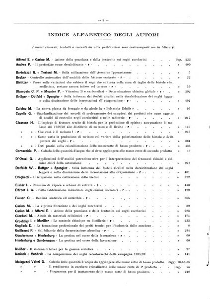 L'industria saccarifera italiana Bollettino mensile del Consorzio nazionale produttori zucchero e dell'Associazione italiana delle industrie dello zucchero e dell'alcool