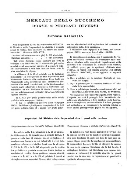 L'industria saccarifera italiana Bollettino mensile del Consorzio nazionale produttori zucchero e dell'Associazione italiana delle industrie dello zucchero e dell'alcool