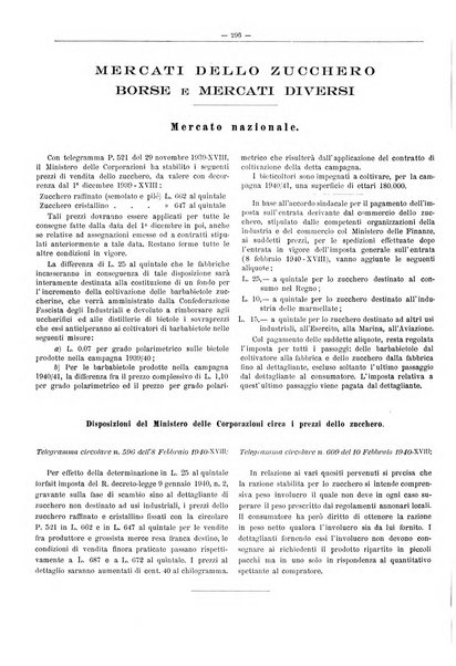 L'industria saccarifera italiana Bollettino mensile del Consorzio nazionale produttori zucchero e dell'Associazione italiana delle industrie dello zucchero e dell'alcool