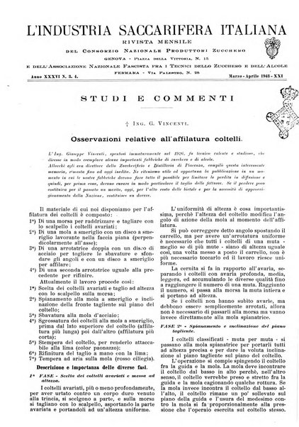 L'industria saccarifera italiana Bollettino mensile del Consorzio nazionale produttori zucchero e dell'Associazione italiana delle industrie dello zucchero e dell'alcool