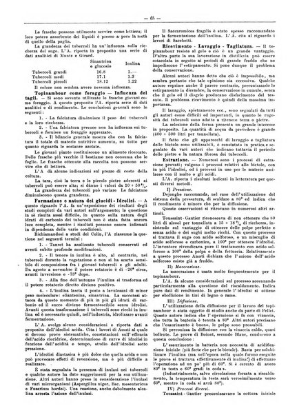 L'industria saccarifera italiana Bollettino mensile del Consorzio nazionale produttori zucchero e dell'Associazione italiana delle industrie dello zucchero e dell'alcool