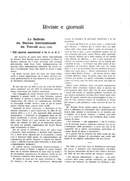 L'organizzazione scientifica del lavoro rivista dell'Ente nazionale italiano per l'organizzazione scientifica del lavoro