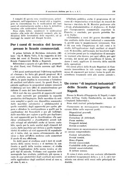 L'organizzazione scientifica del lavoro rivista dell'Ente nazionale italiano per l'organizzazione scientifica del lavoro