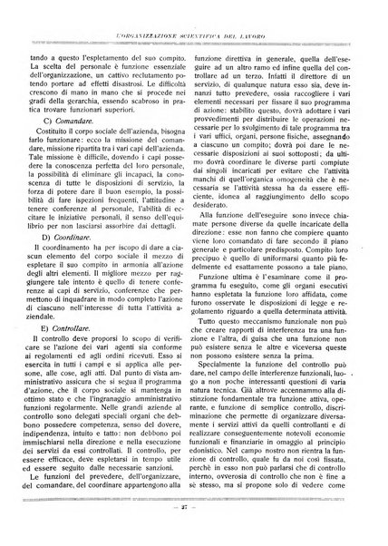 L'organizzazione scientifica del lavoro rivista dell'Ente nazionale italiano per l'organizzazione scientifica del lavoro