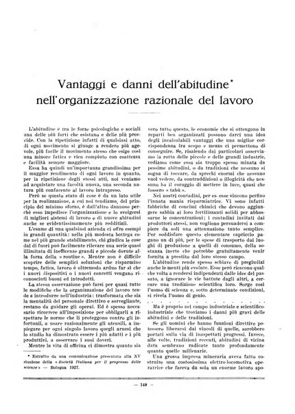 L'organizzazione scientifica del lavoro rivista dell'Ente nazionale italiano per l'organizzazione scientifica del lavoro