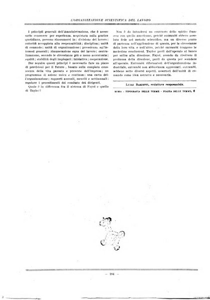 L'organizzazione scientifica del lavoro rivista dell'Ente nazionale italiano per l'organizzazione scientifica del lavoro