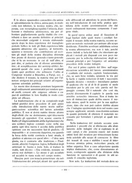 L'organizzazione scientifica del lavoro rivista dell'Ente nazionale italiano per l'organizzazione scientifica del lavoro