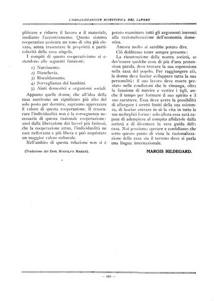 L'organizzazione scientifica del lavoro rivista dell'Ente nazionale italiano per l'organizzazione scientifica del lavoro