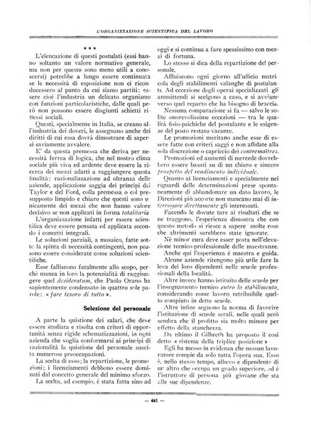 L'organizzazione scientifica del lavoro rivista dell'Ente nazionale italiano per l'organizzazione scientifica del lavoro