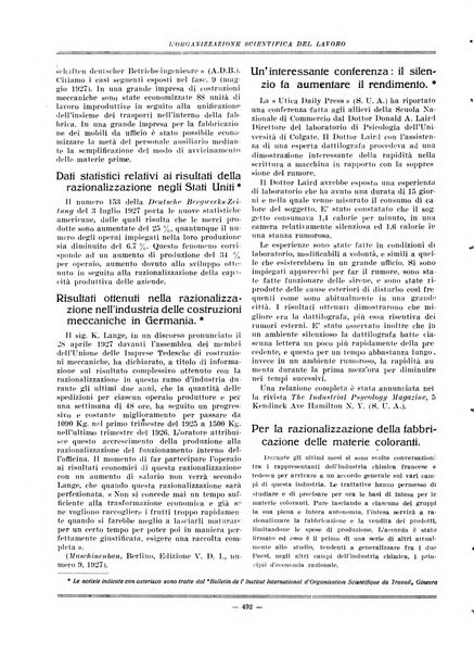 L'organizzazione scientifica del lavoro rivista dell'Ente nazionale italiano per l'organizzazione scientifica del lavoro