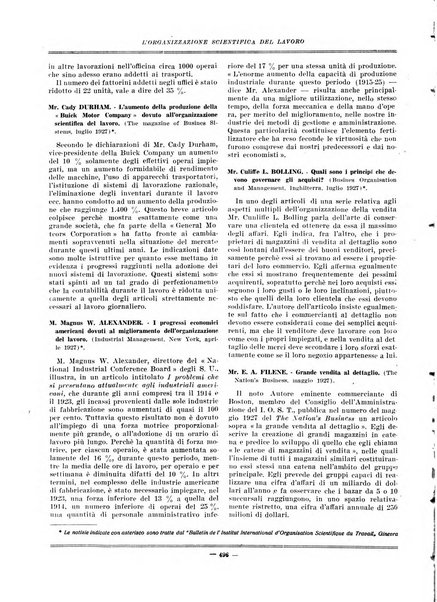 L'organizzazione scientifica del lavoro rivista dell'Ente nazionale italiano per l'organizzazione scientifica del lavoro