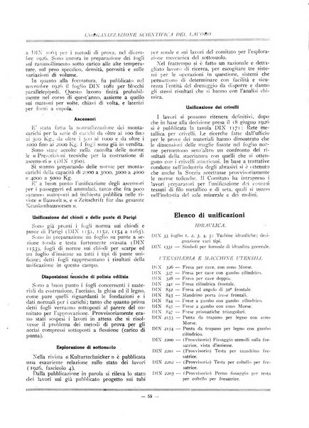 L'organizzazione scientifica del lavoro rivista dell'Ente nazionale italiano per l'organizzazione scientifica del lavoro