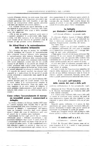 L'organizzazione scientifica del lavoro rivista dell'Ente nazionale italiano per l'organizzazione scientifica del lavoro