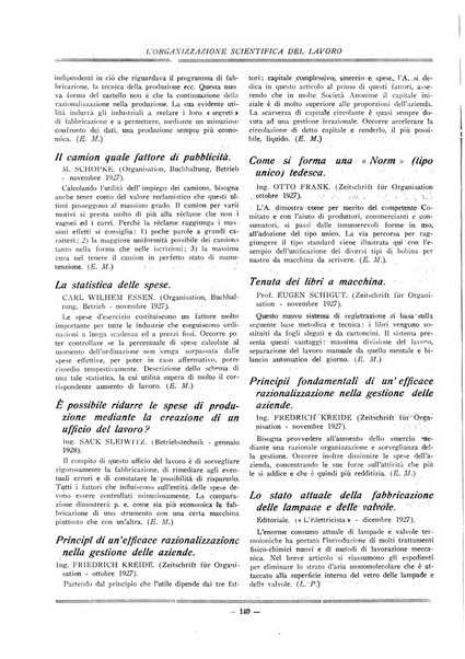 L'organizzazione scientifica del lavoro rivista dell'Ente nazionale italiano per l'organizzazione scientifica del lavoro