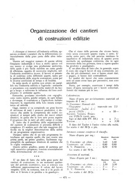 L'organizzazione scientifica del lavoro rivista dell'Ente nazionale italiano per l'organizzazione scientifica del lavoro