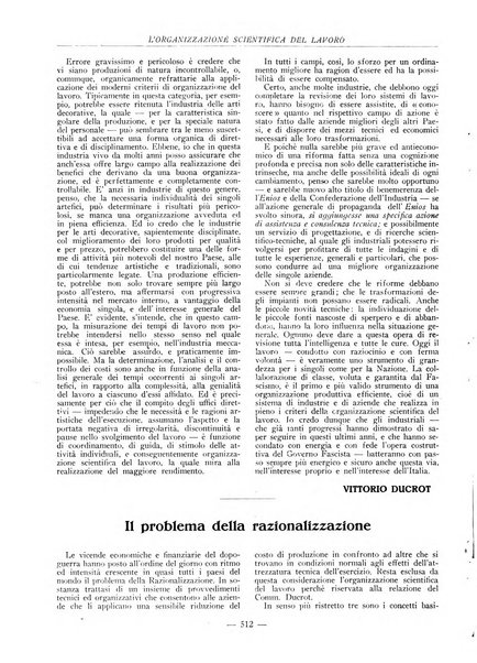 L'organizzazione scientifica del lavoro rivista dell'Ente nazionale italiano per l'organizzazione scientifica del lavoro