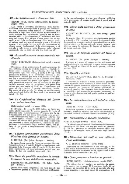 L'organizzazione scientifica del lavoro rivista dell'Ente nazionale italiano per l'organizzazione scientifica del lavoro