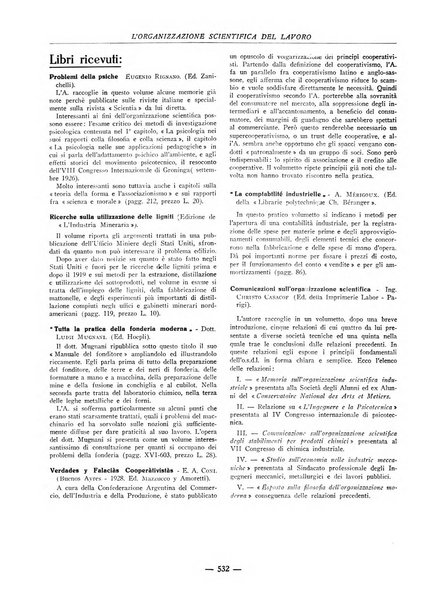 L'organizzazione scientifica del lavoro rivista dell'Ente nazionale italiano per l'organizzazione scientifica del lavoro