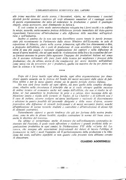 L'organizzazione scientifica del lavoro rivista dell'Ente nazionale italiano per l'organizzazione scientifica del lavoro