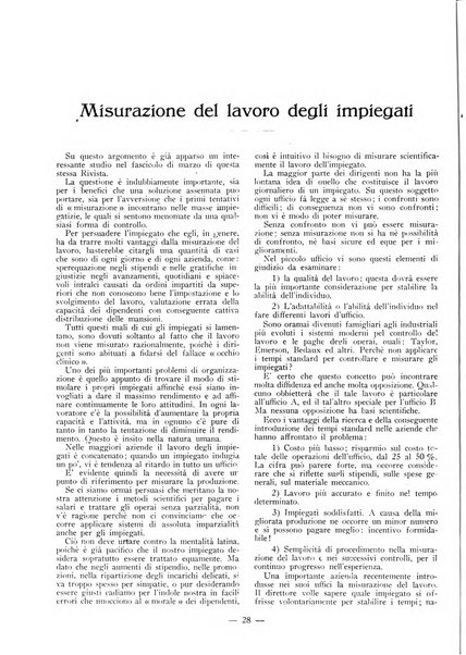 L'organizzazione scientifica del lavoro rivista dell'Ente nazionale italiano per l'organizzazione scientifica del lavoro