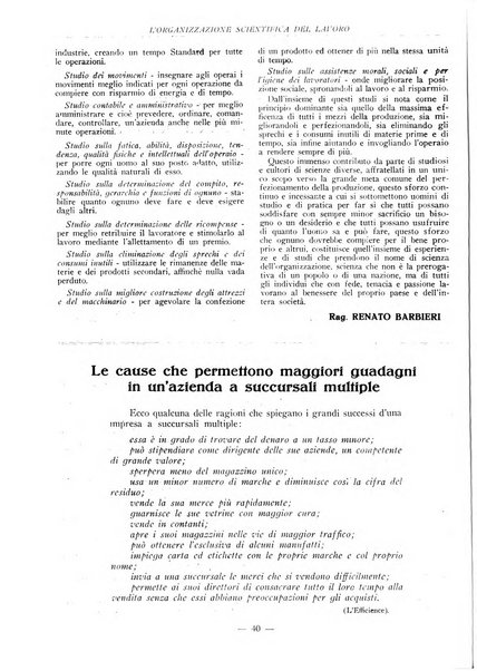 L'organizzazione scientifica del lavoro rivista dell'Ente nazionale italiano per l'organizzazione scientifica del lavoro