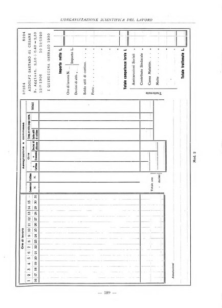 L'organizzazione scientifica del lavoro rivista dell'Ente nazionale italiano per l'organizzazione scientifica del lavoro