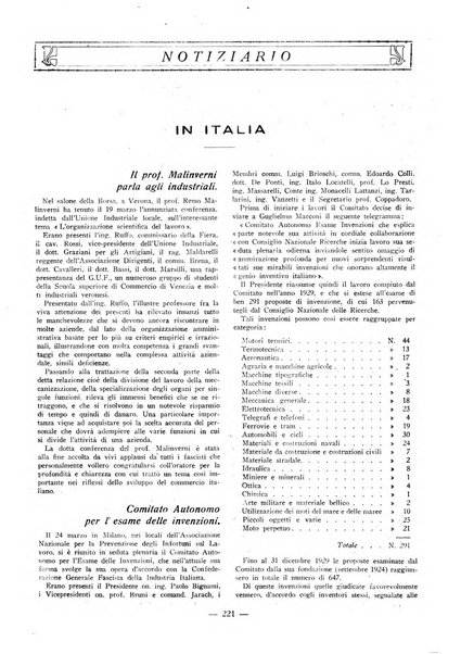 L'organizzazione scientifica del lavoro rivista dell'Ente nazionale italiano per l'organizzazione scientifica del lavoro