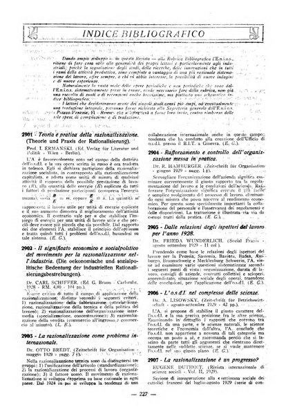 L'organizzazione scientifica del lavoro rivista dell'Ente nazionale italiano per l'organizzazione scientifica del lavoro