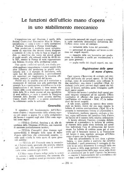 L'organizzazione scientifica del lavoro rivista dell'Ente nazionale italiano per l'organizzazione scientifica del lavoro