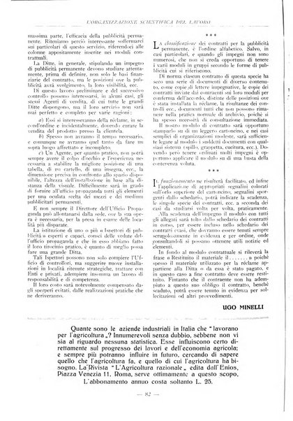 L'organizzazione scientifica del lavoro rivista dell'Ente nazionale italiano per l'organizzazione scientifica del lavoro