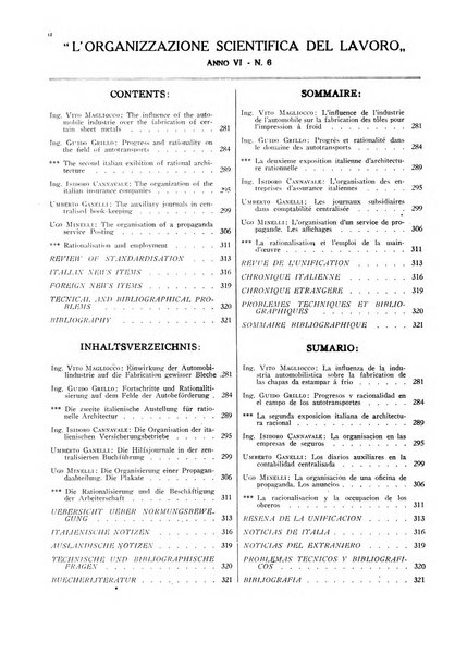 L'organizzazione scientifica del lavoro rivista dell'Ente nazionale italiano per l'organizzazione scientifica del lavoro