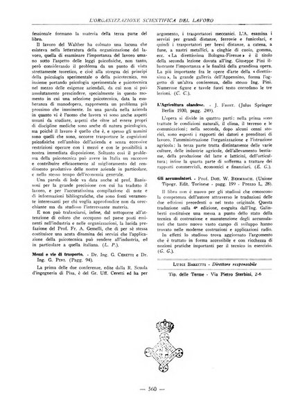 L'organizzazione scientifica del lavoro rivista dell'Ente nazionale italiano per l'organizzazione scientifica del lavoro