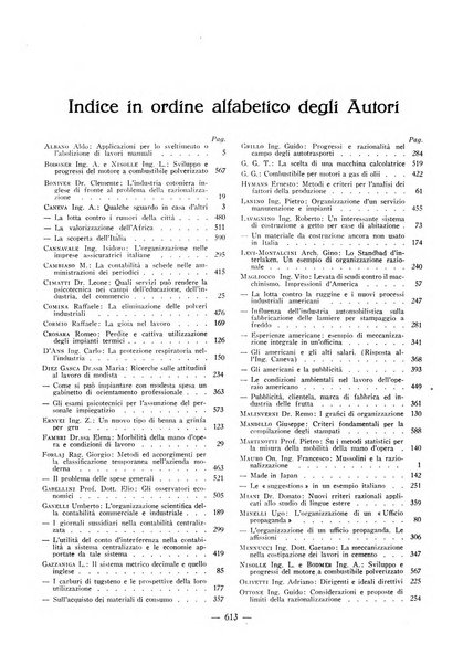 L'organizzazione scientifica del lavoro rivista dell'Ente nazionale italiano per l'organizzazione scientifica del lavoro