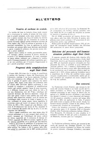 L'organizzazione scientifica del lavoro rivista dell'Ente nazionale italiano per l'organizzazione scientifica del lavoro