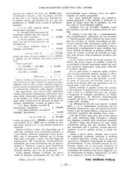 L'organizzazione scientifica del lavoro rivista dell'Ente nazionale italiano per l'organizzazione scientifica del lavoro