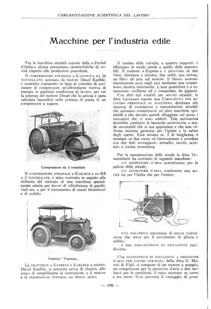 L'organizzazione scientifica del lavoro rivista dell'Ente nazionale italiano per l'organizzazione scientifica del lavoro