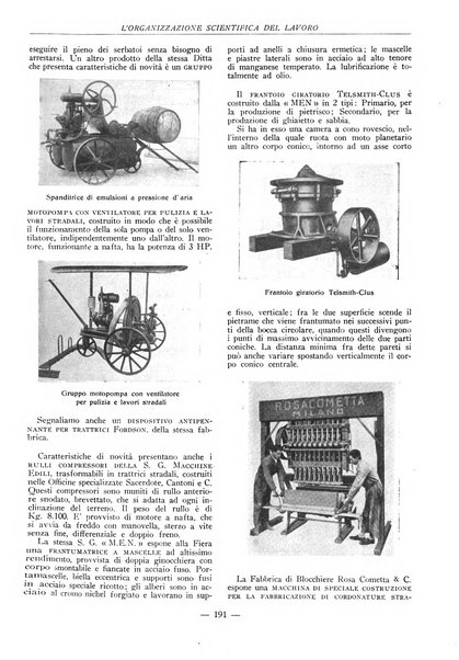 L'organizzazione scientifica del lavoro rivista dell'Ente nazionale italiano per l'organizzazione scientifica del lavoro