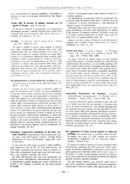 L'organizzazione scientifica del lavoro rivista dell'Ente nazionale italiano per l'organizzazione scientifica del lavoro