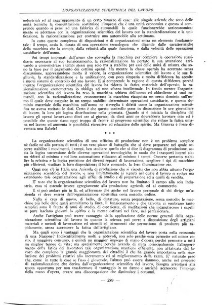 L'organizzazione scientifica del lavoro rivista dell'Ente nazionale italiano per l'organizzazione scientifica del lavoro