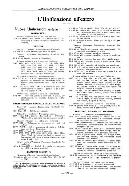 L'organizzazione scientifica del lavoro rivista dell'Ente nazionale italiano per l'organizzazione scientifica del lavoro