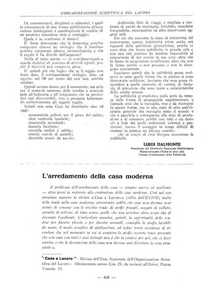 L'organizzazione scientifica del lavoro rivista dell'Ente nazionale italiano per l'organizzazione scientifica del lavoro