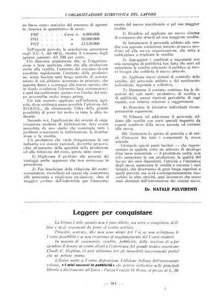 L'organizzazione scientifica del lavoro rivista dell'Ente nazionale italiano per l'organizzazione scientifica del lavoro