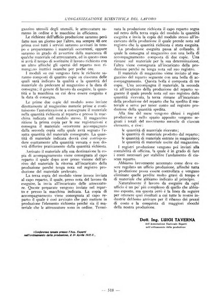 L'organizzazione scientifica del lavoro rivista dell'Ente nazionale italiano per l'organizzazione scientifica del lavoro