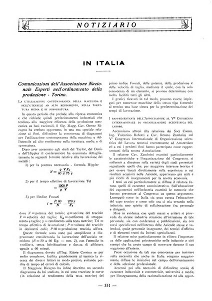 L'organizzazione scientifica del lavoro rivista dell'Ente nazionale italiano per l'organizzazione scientifica del lavoro