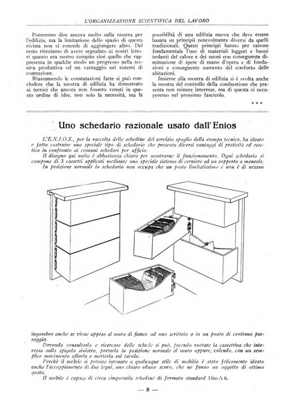 L'organizzazione scientifica del lavoro rivista dell'Ente nazionale italiano per l'organizzazione scientifica del lavoro