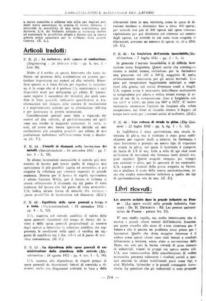 L'organizzazione scientifica del lavoro rivista dell'Ente nazionale italiano per l'organizzazione scientifica del lavoro