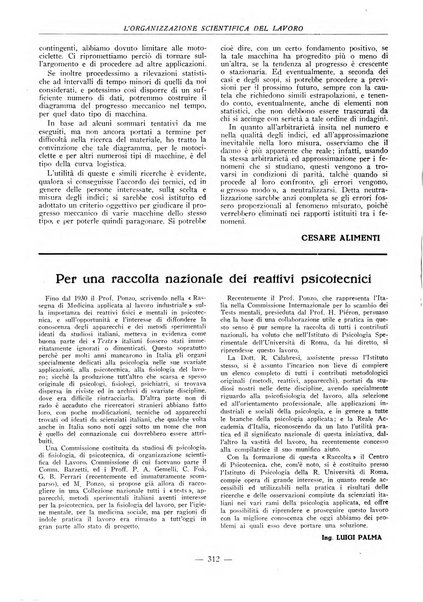 L'organizzazione scientifica del lavoro rivista dell'Ente nazionale italiano per l'organizzazione scientifica del lavoro