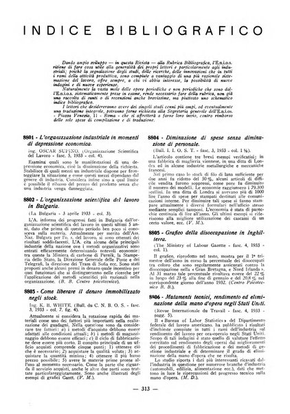 L'organizzazione scientifica del lavoro rivista dell'Ente nazionale italiano per l'organizzazione scientifica del lavoro