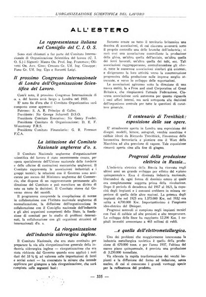 L'organizzazione scientifica del lavoro rivista dell'Ente nazionale italiano per l'organizzazione scientifica del lavoro